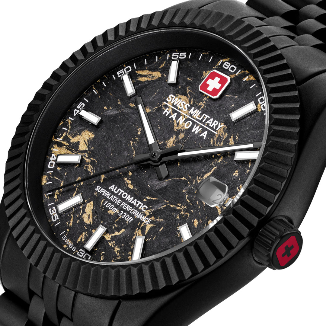 Swiss Military Hanowa Black Forged Automatic - SMWGL0005531