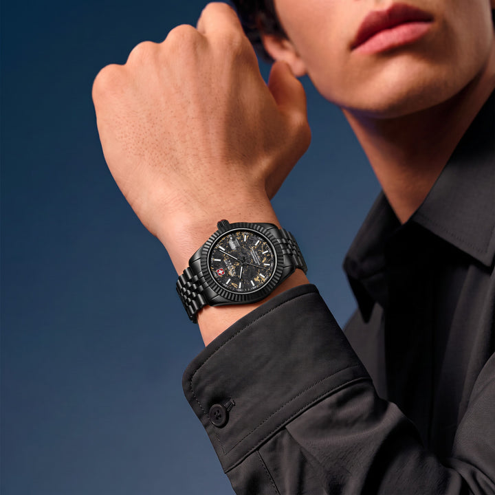 Swiss Military Hanowa Black Forged Automatic - SMWGL0005531