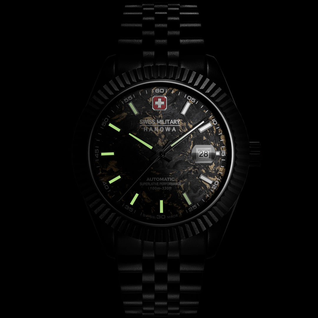 Swiss Military Hanowa Black Forged Automatic - SMWGL0005531