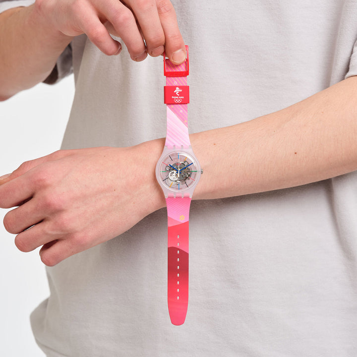 Swatch Red Rivers and Mountains - SO29Z105