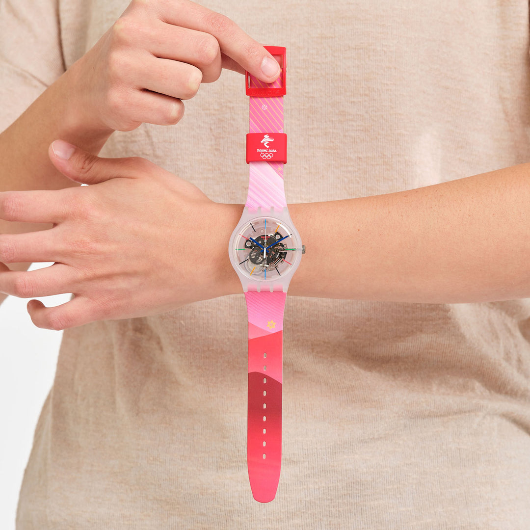 Swatch Red Rivers and Mountains - SO29Z105