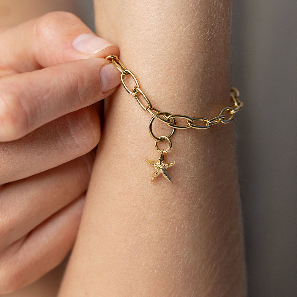 Paul Hewitt Starfish Charm Gold - PH-JE-0426
