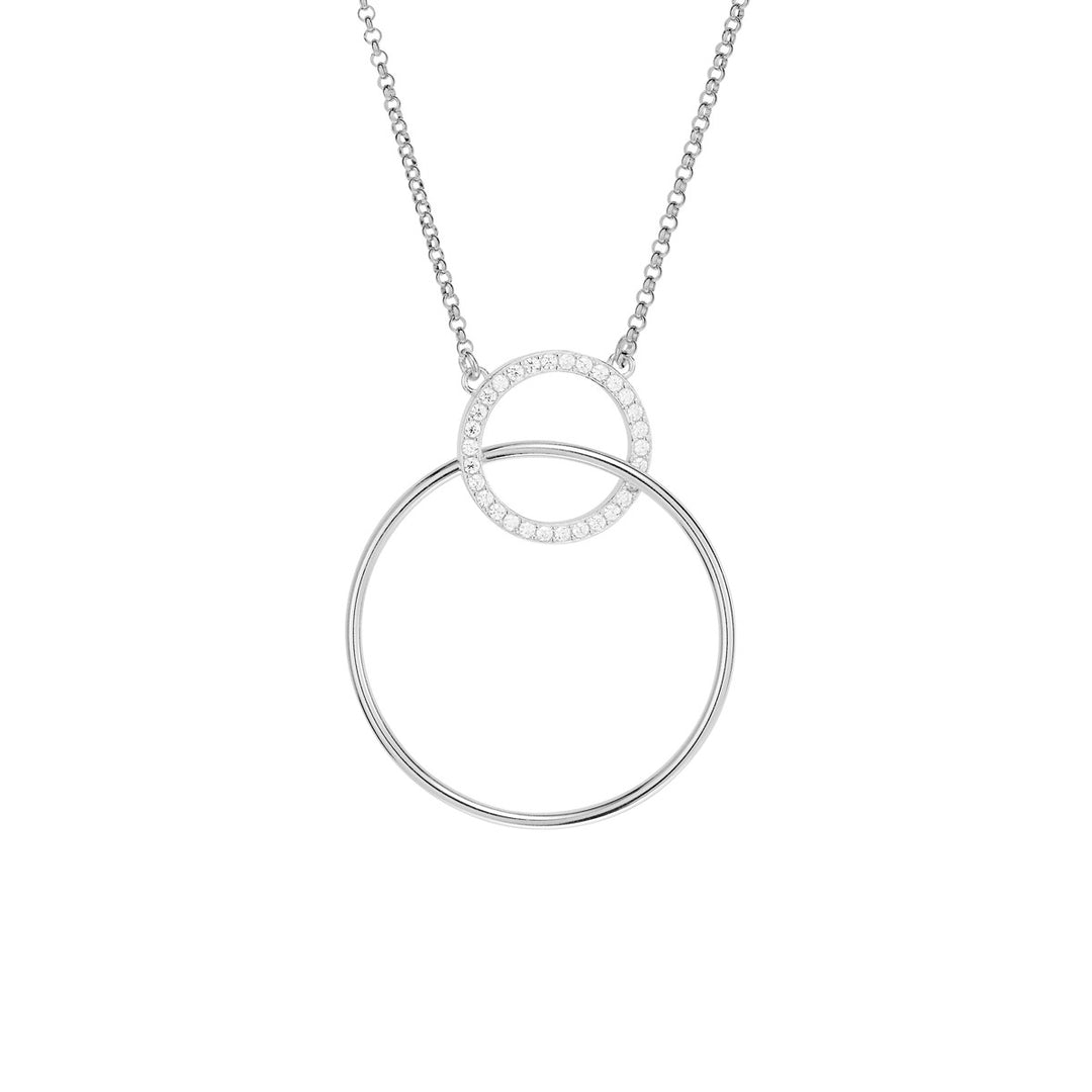 Gexist Verschlungener Ring Halskette - N 1435