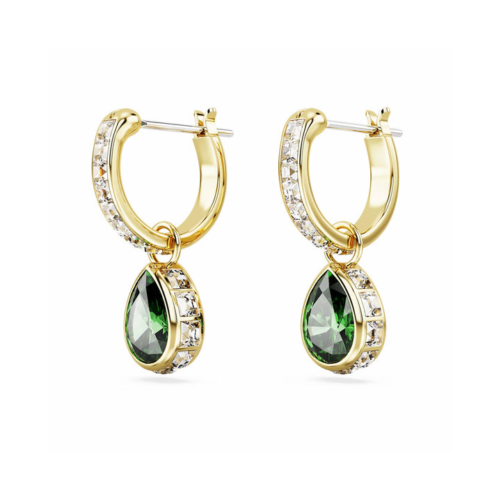 Swarovski Chroma Drop Ohrhänger Tropfenschliff Grün Goldlegierungsschicht - 5662922