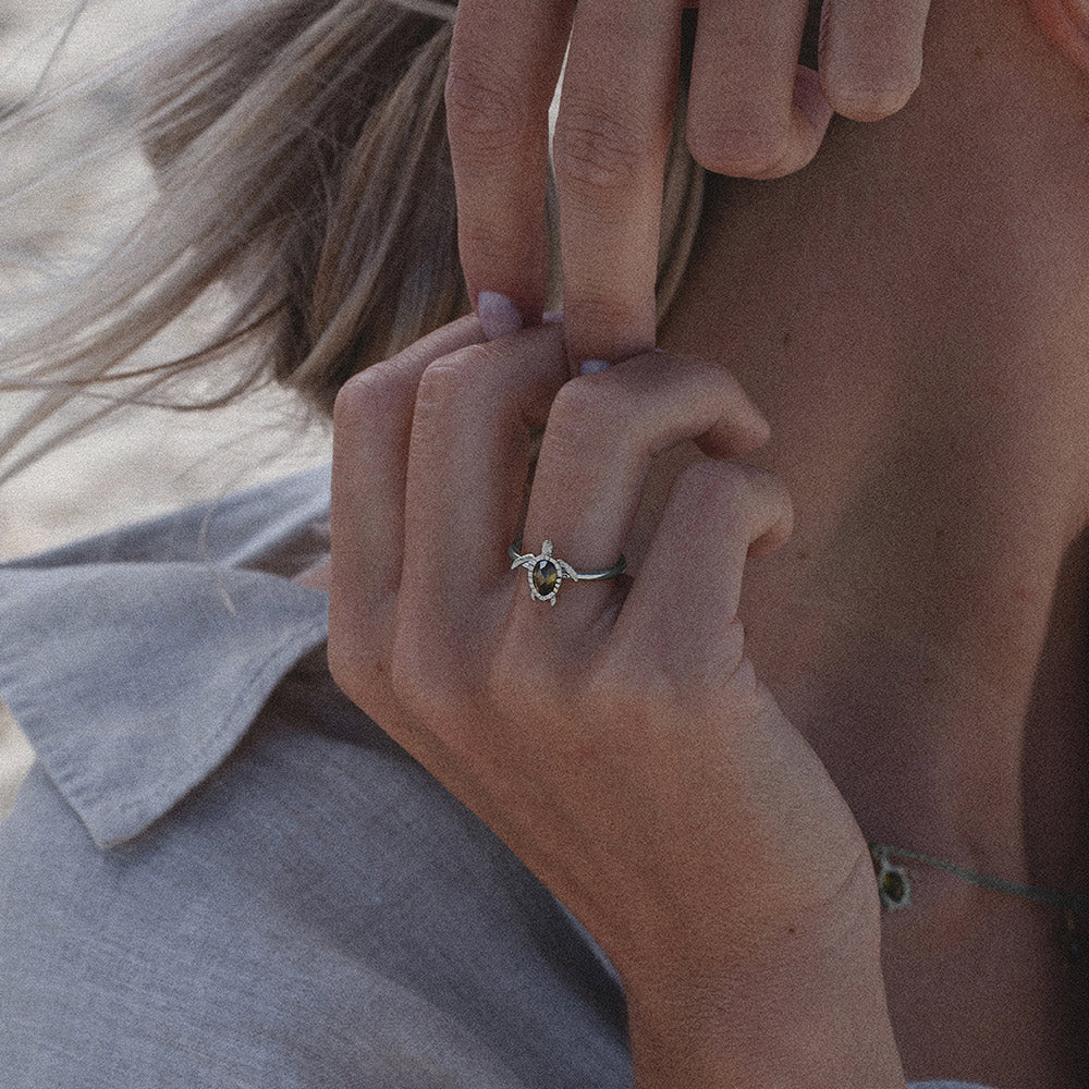 Paul Hewitt Turtle Ring Silber