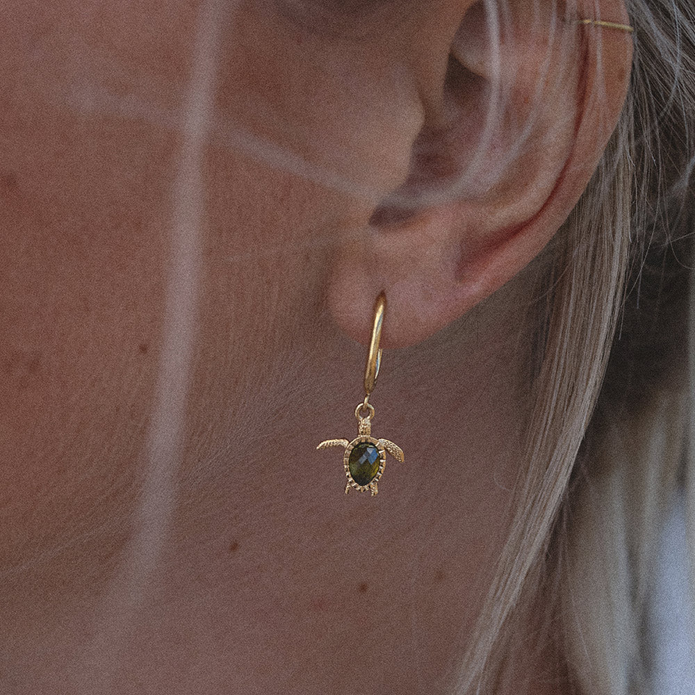 Paul Hewitt Turtle Hoops Ohrring Gold - PH-JE-0180