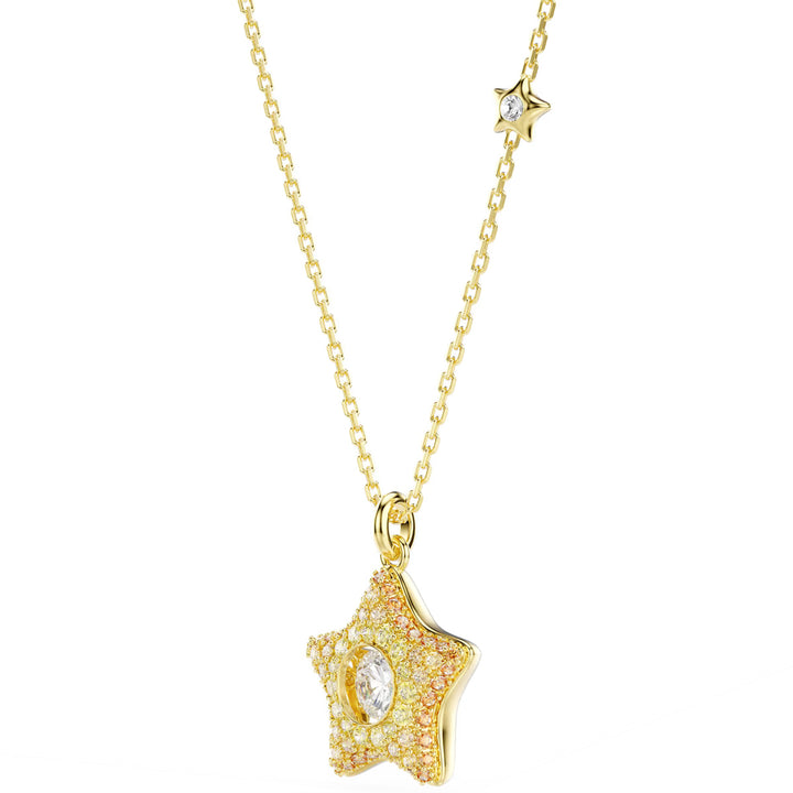 Swarovski Sublima Halskette Rundschliff Stern Mehrfarbig 18K goldbeschichtet - 5755280