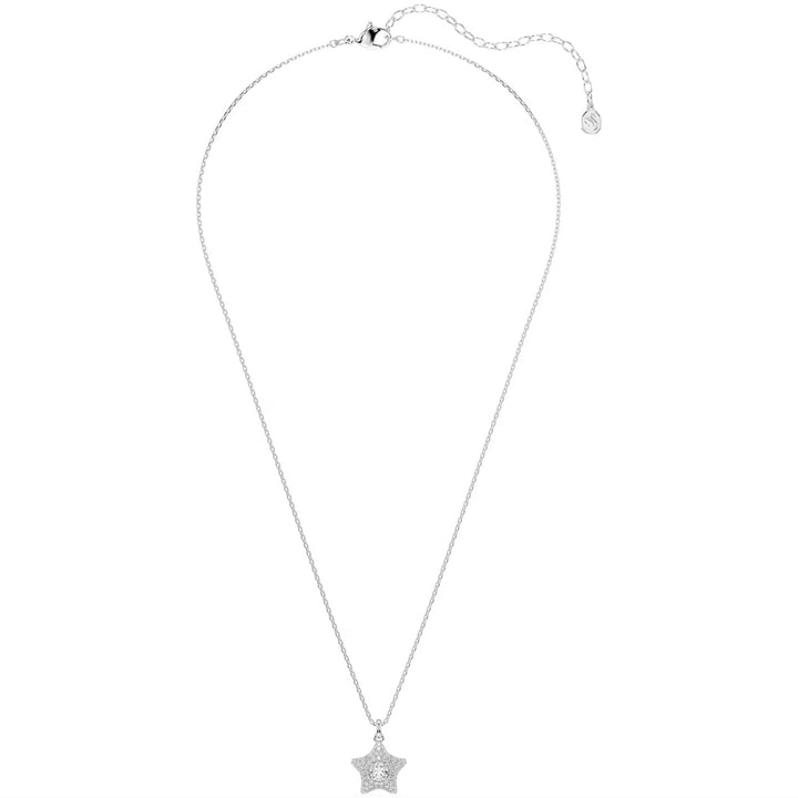 Swarovski Sublima Halskette Rundschliff Stern Weiss Rhodiniert - 5758393