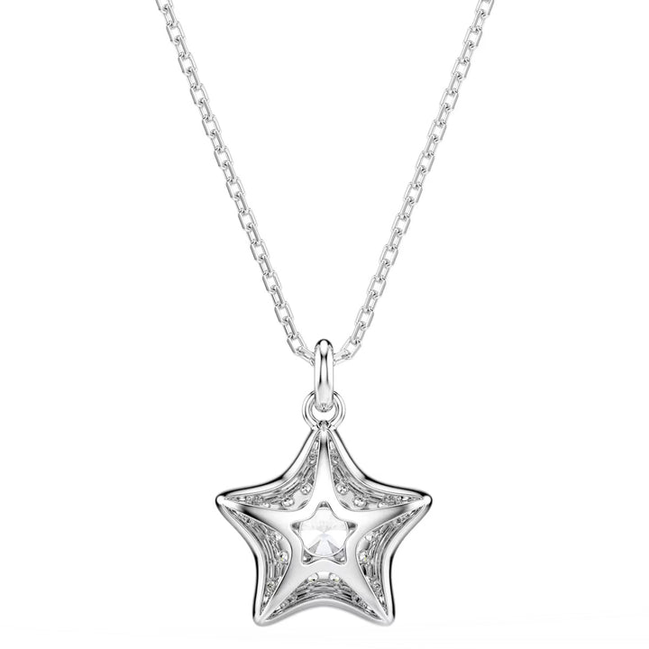 Swarovski Sublima Halskette Rundschliff Stern Weiss Rhodiniert - 5758393