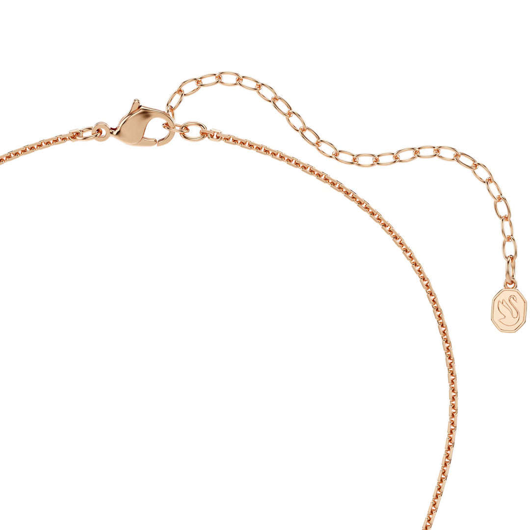 Swarovski Sublima Halskette Rundschliff Weiss 18K roségoldbeschichtet - 5764190