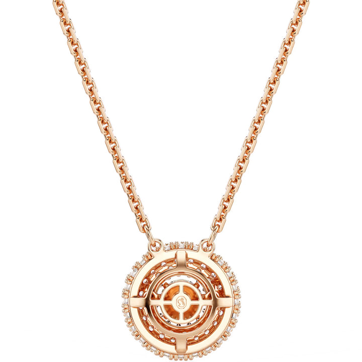 Swarovski Sublima Halskette Rundschliff Weiss 18K roségoldbeschichtet - 5764190