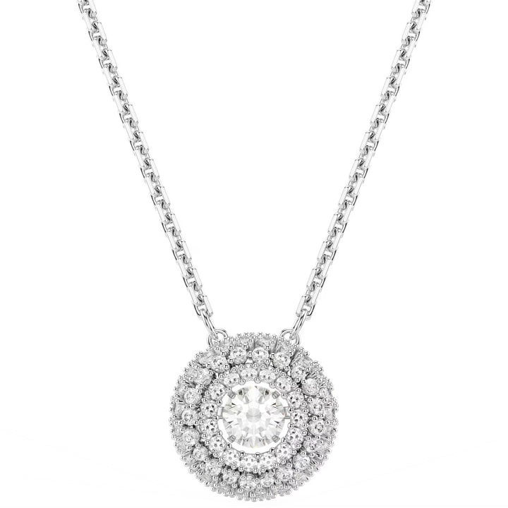 Swarovski Sublima Necklace Round cut White Rhodium plated - 5738246