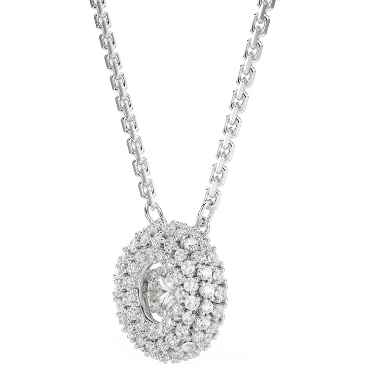 Swarovski Sublima Halskette Rundschliff Weiss Rhodiniert - 5738246