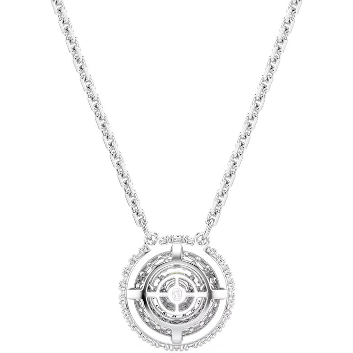 Swarovski Sublima Halskette Rundschliff Weiss Rhodiniert - 5738246