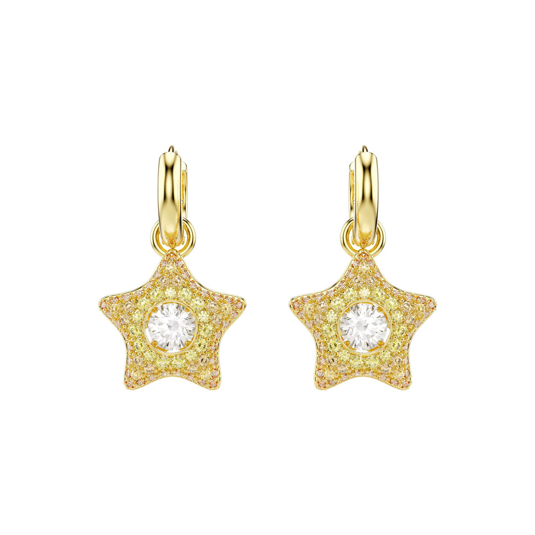 Swarovski Sublima Drop Ohrhänger Rundschliff Stern Mehrfarbig 18K goldbeschichtet - 5755274