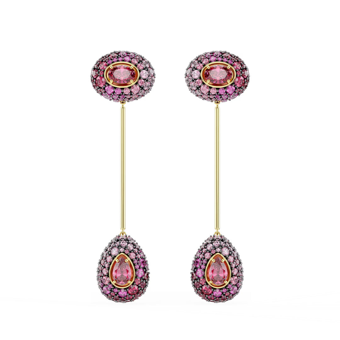 Swarovski Sublima Drop Ohrhänger Tropfenschliff Rot 18K goldbeschichtet - 5752891