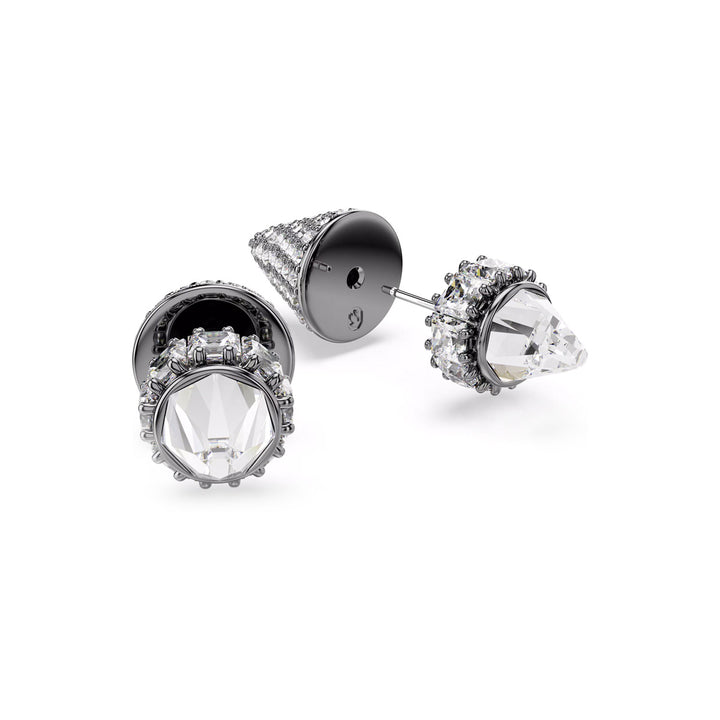 Swarovski Sublima Ohrstecker Spike Weiss Rutheniert - 5723185