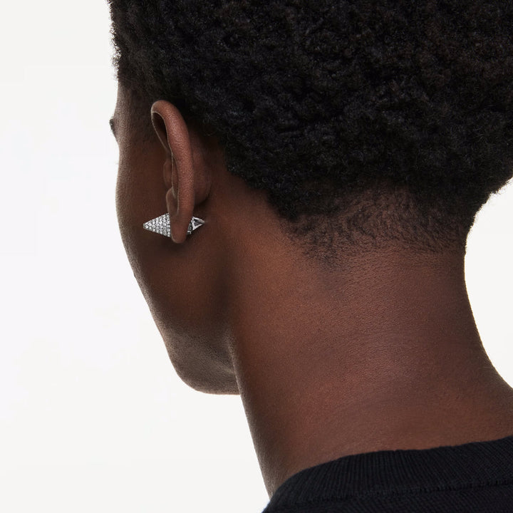 Swarovski Sublima Ohrstecker Spike Weiss Rutheniert - 5723185