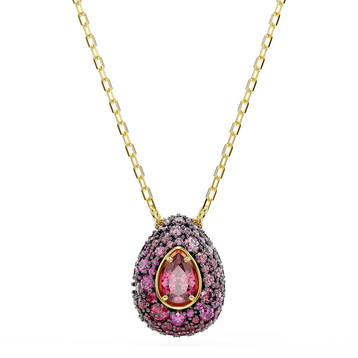 Swarovski Sublima Set Tropfenschliff Rot 18K goldbeschichtet - 5752883