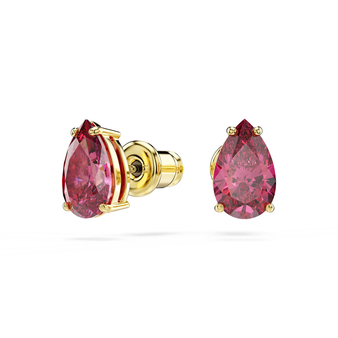 Swarovski Sublima Set Tropfenschliff Rot 18K goldbeschichtet - 5752883