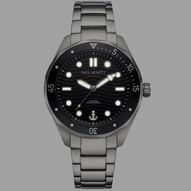 Paul Hewitt Ocean Diver Silber Schwarz - PH-W-0326