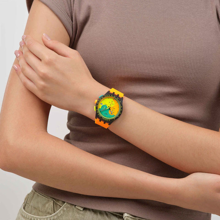 Swatch Neon Signal Flag - SUSB422