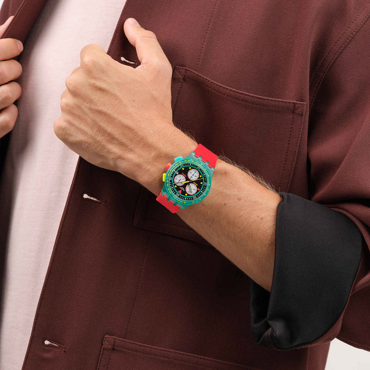 Swatch Neon Emerald Chrono - SUSG409