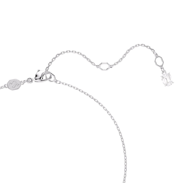 Swarovski Swan Halskette Schwan Weiss Rhodiniert - 5723387