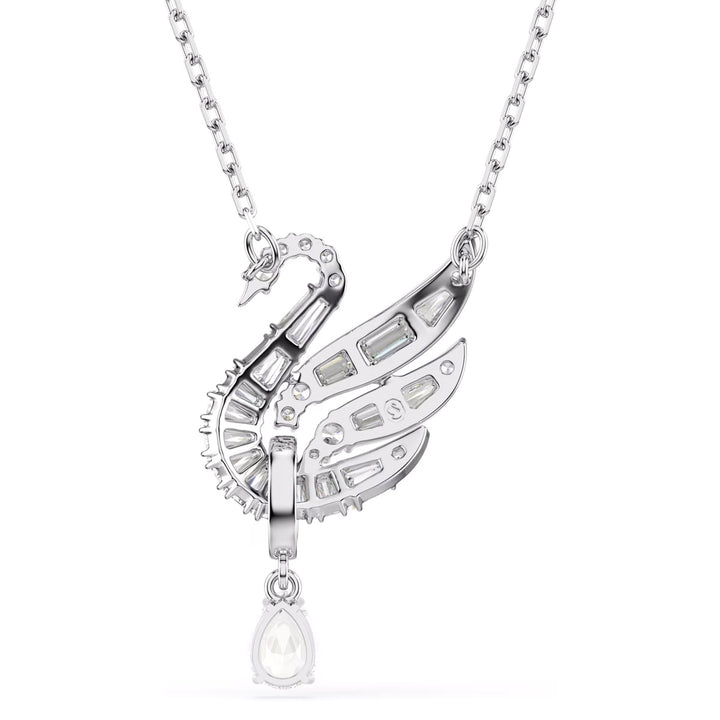 Swarovski Swan Halskette Schwan Weiss Rhodiniert - 5723387