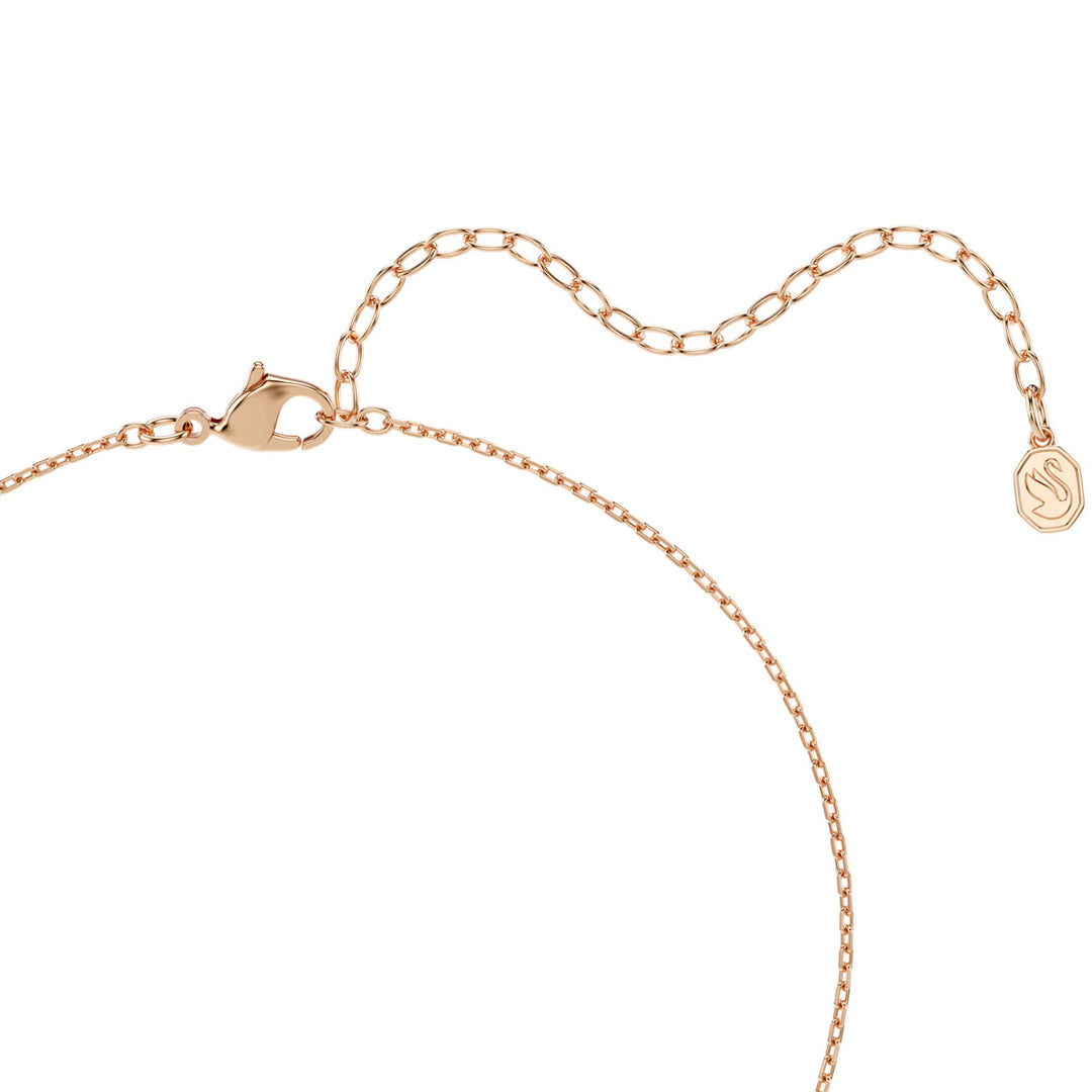 Swarovski Swan Halskette Verschiedene Schliffe Schwan Schwarz 18K roségoldbeschichtet - 5764882