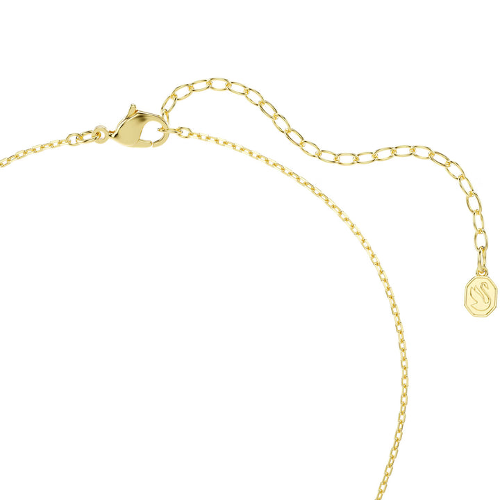 Swarovski Swan Halskette Verschiedene Schliffe Schwan Weiss 18K goldbeschichtet - 5754626