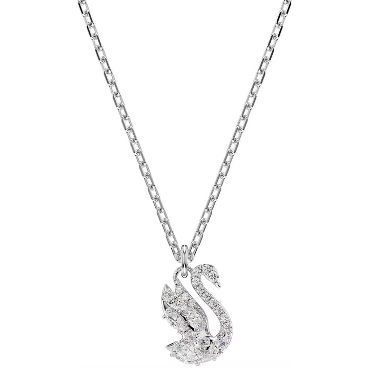 Swarovski Collana Swan Taglio misto Cigno Bianco Placcato rodio - 5754347