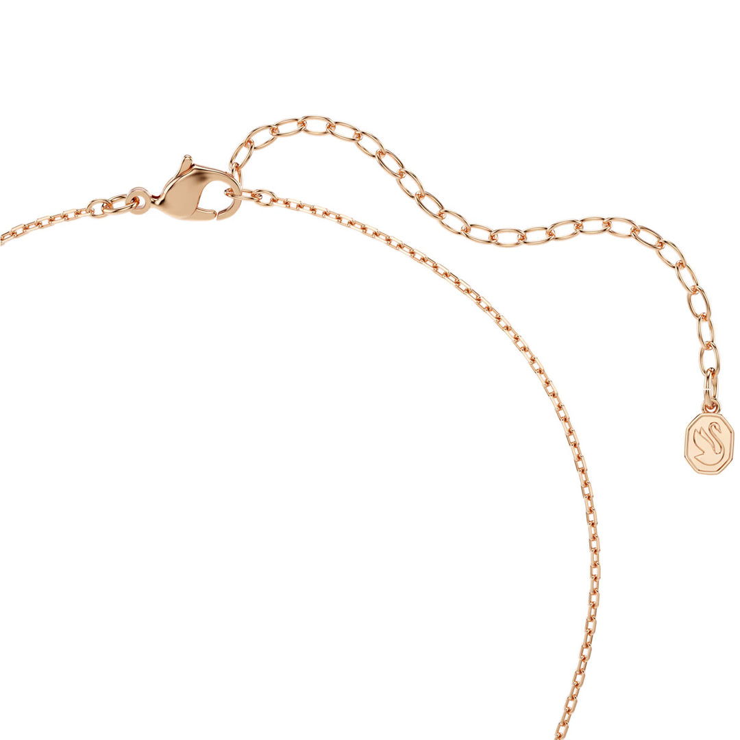 Swarovski Swan Halskette Verschiedene Schliffe Schwan Weiss Roségold Legierungsschicht - 5738203
