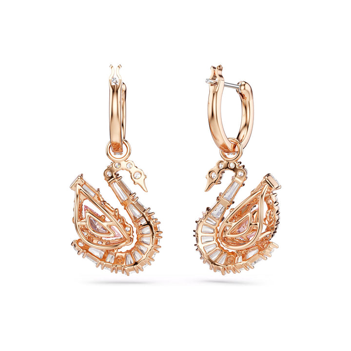 Swarovski Swan Drop Ohrhänger Pavé Schwan Rosa - 5732415