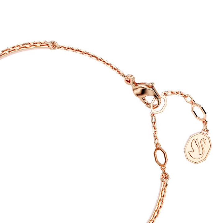 Swarovski Swan Armreif Schwan Schwarz Roségold Legierungsschicht