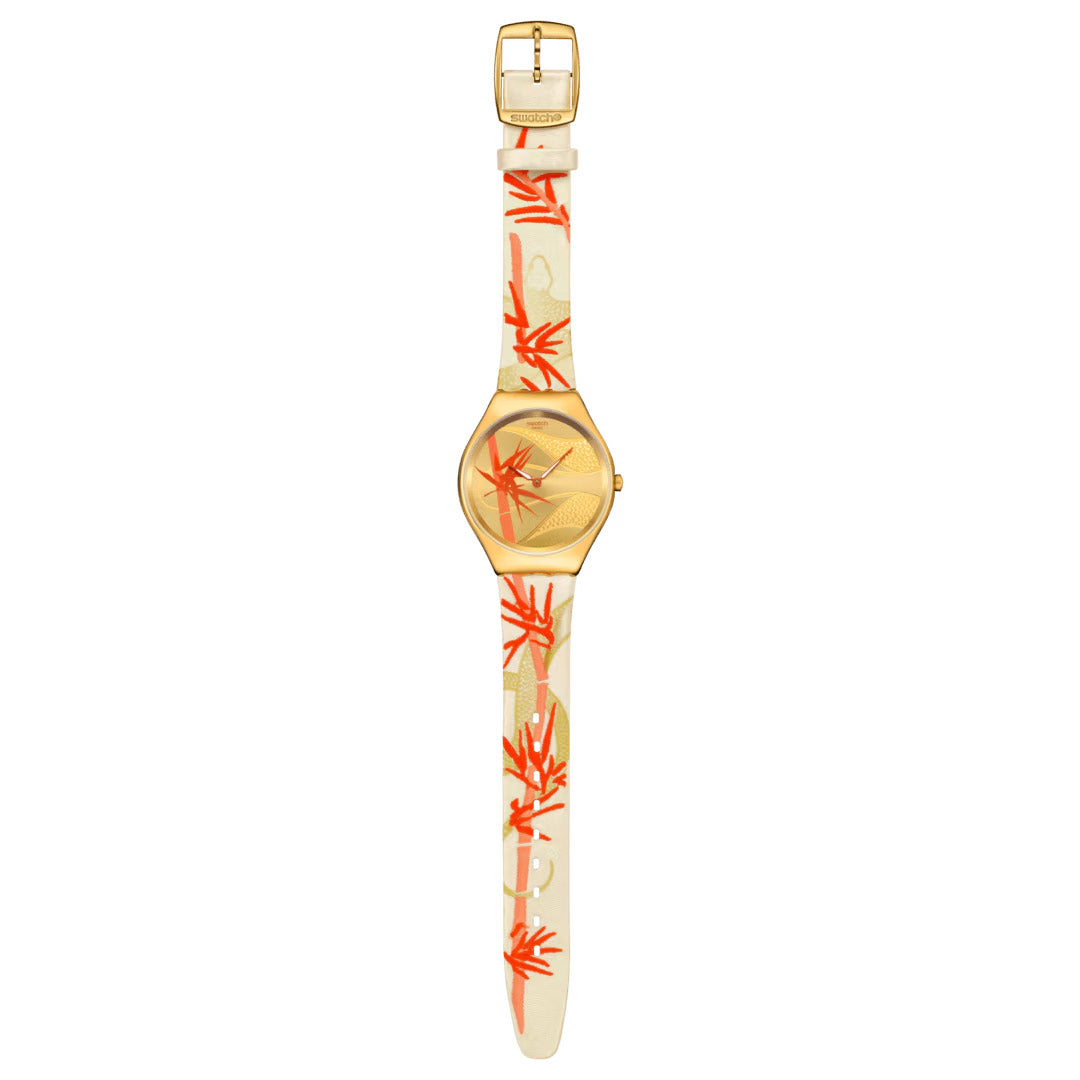 Swatch Golden Red Bamboo - SYXZ105
