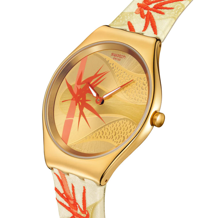 Swatch Golden Red Bamboo - SYXZ105