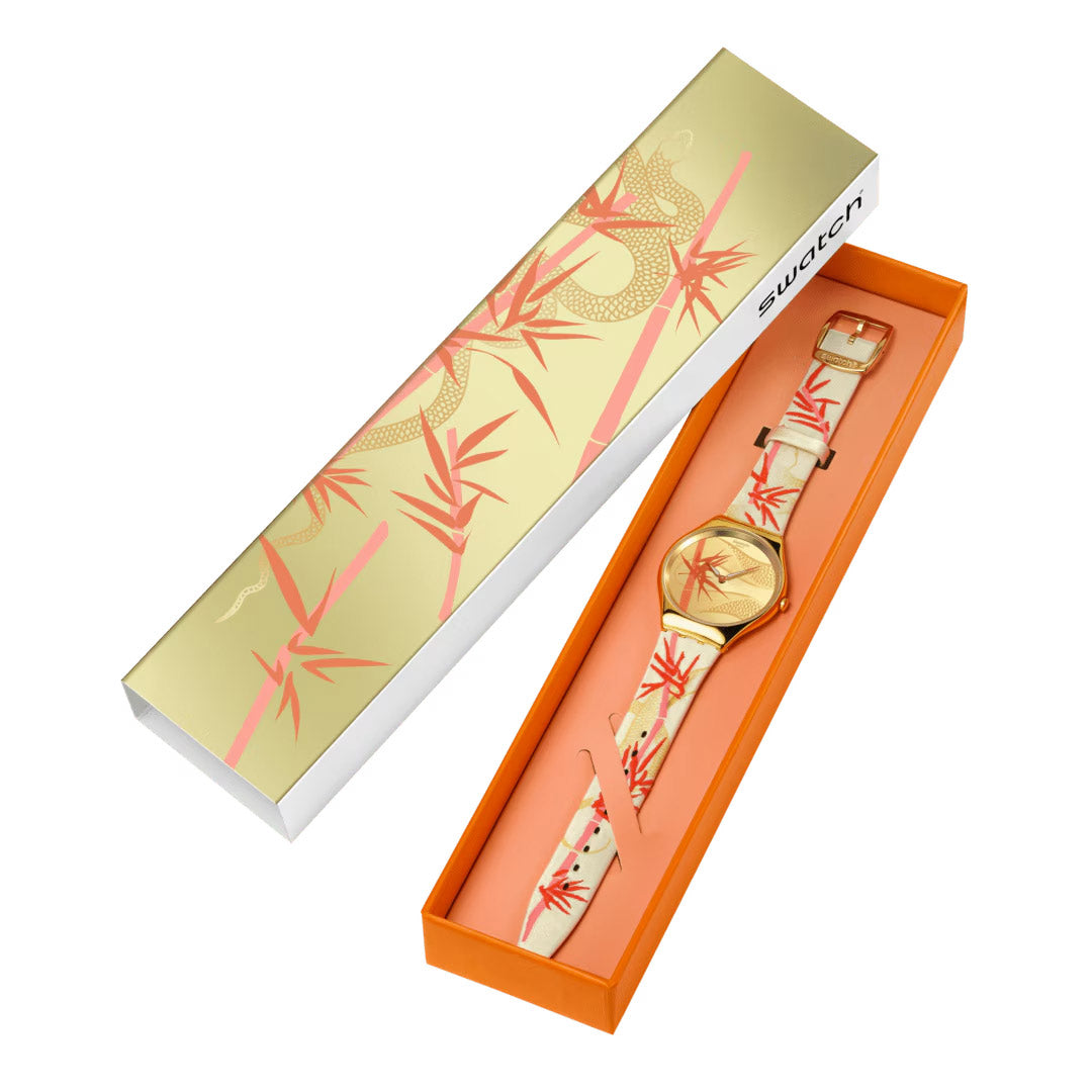 Swatch Golden Red Bamboo - SYXZ105