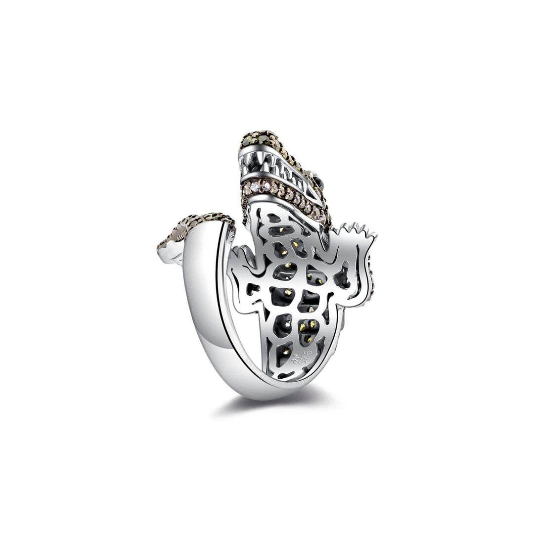 Seinerzeit Charles Krokodil Ring - SZA-1990-182