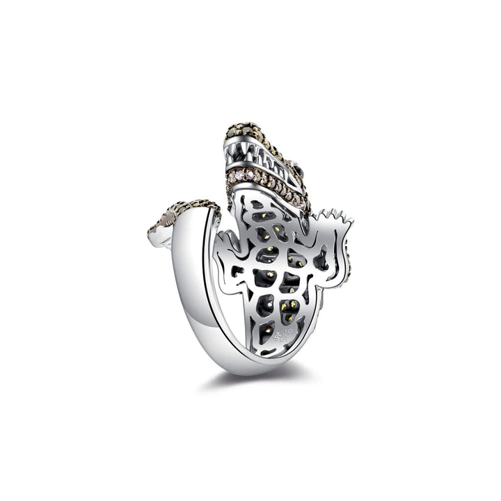 Seinerzeit Charles Krokodil Ring - SZA-1990-182