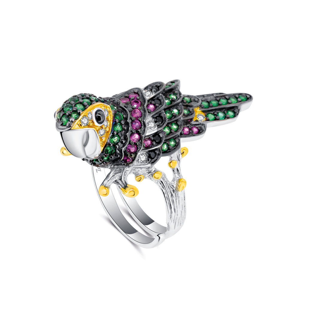 Seinerzeit Antoine Papagei Ring - SZA-1990-254