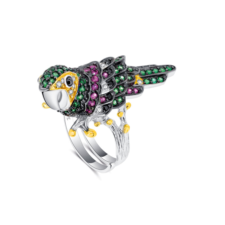 Seinerzeit Antoine Papagei Ring - SZA-1990-254