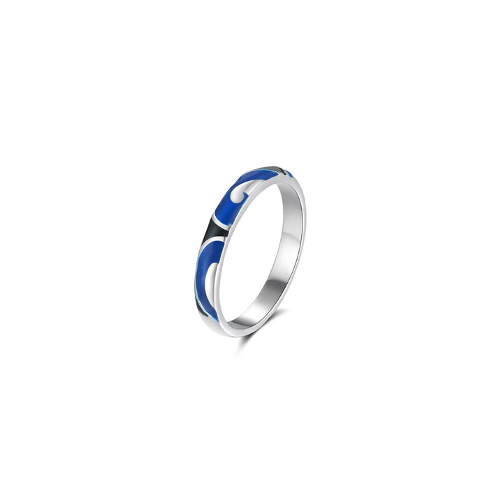 Seinerzeit Saphire Ozean Ring - SZA-1990-385