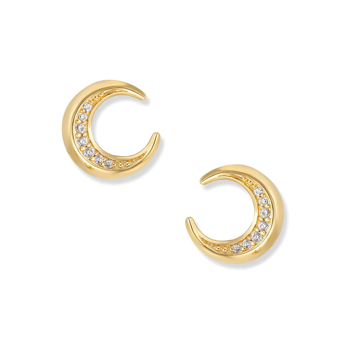 Seinerzeit Muna Gold Mond Ohrstecker - SZA-2960-462