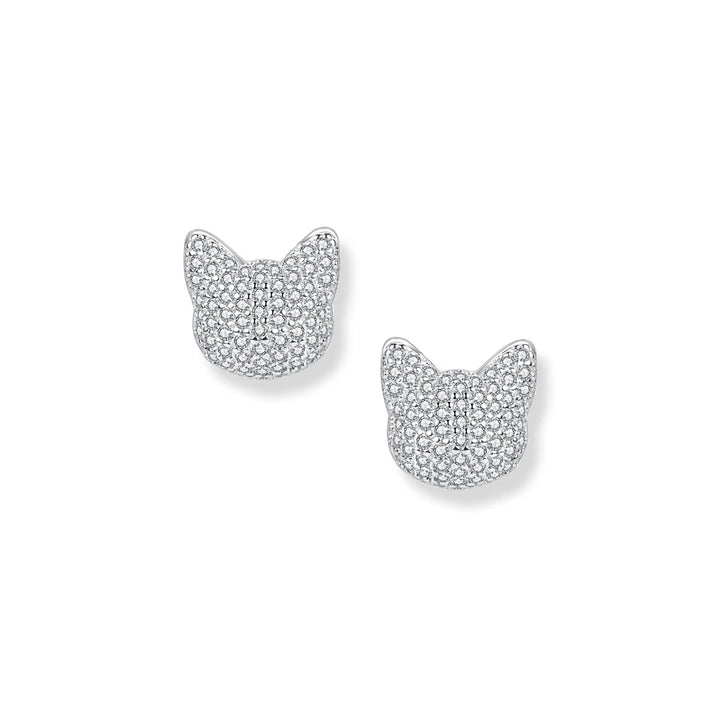 Seinerzeit Shiro Katzen Ohrstecker - SZA-2990-276
