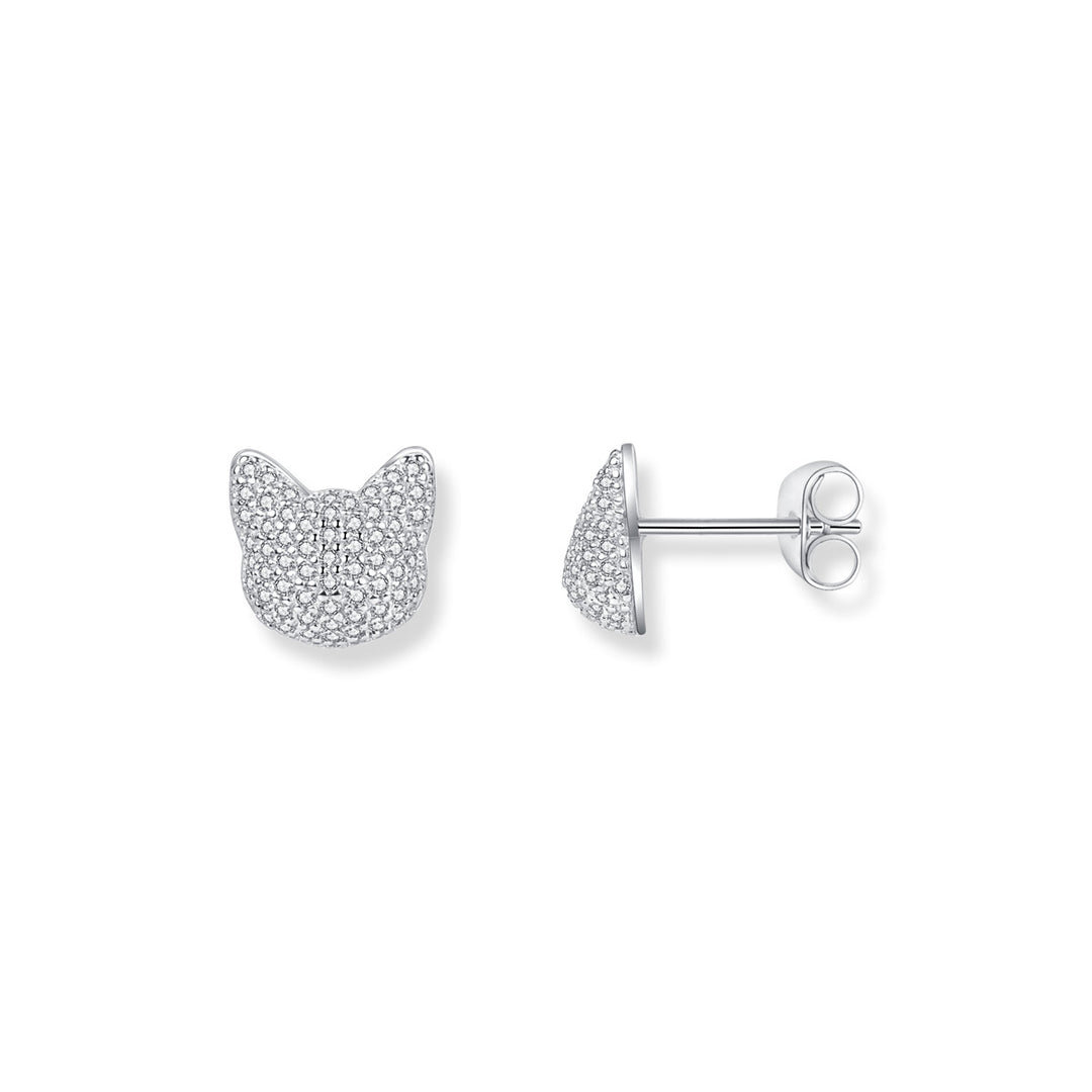 Seinerzeit Shiro Katzen Ohrstecker - SZA-2990-276