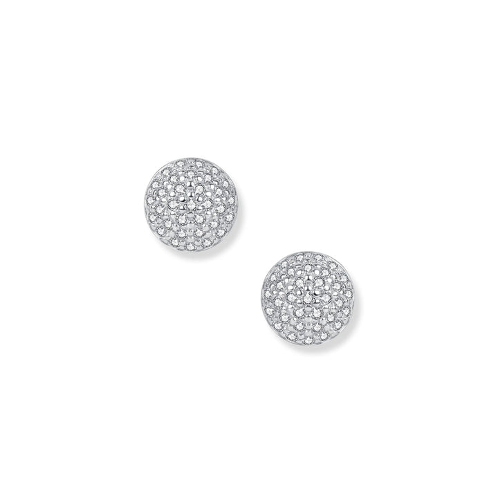 Seinerzeit White Bambus Ohrstecker - SZA-2990-308