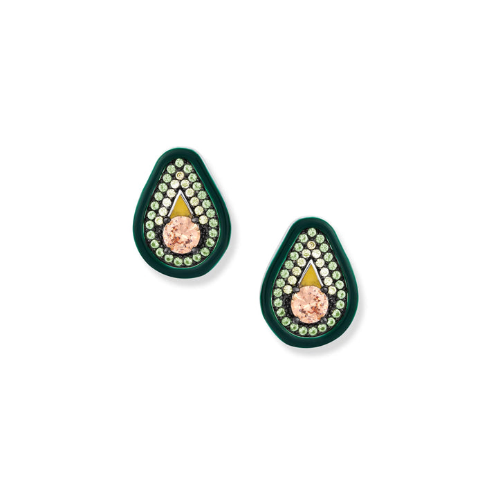At that time Avo Avocado Stud Earrings - SZA-2990-362
