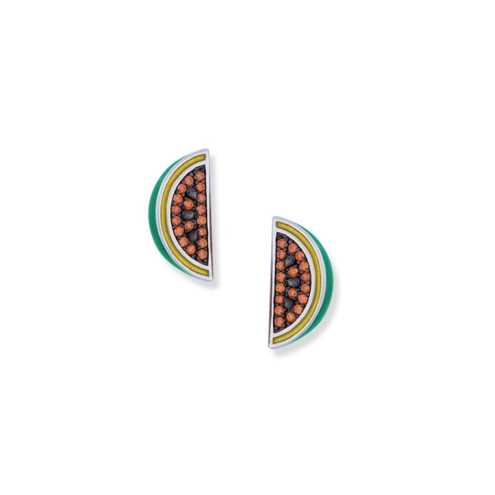 At that time Melo Melon Stud Earrings - SZA-2990-372