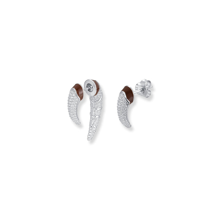 Seinerzeit Bright Elfenbein Ohrstecker - SZA-2990-418